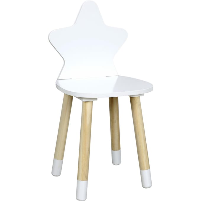Uniquely Kinderstoel Star Wit