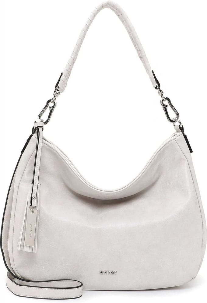 SURI FREY Schoudertas Ally Crossover Bag Ecru Crème