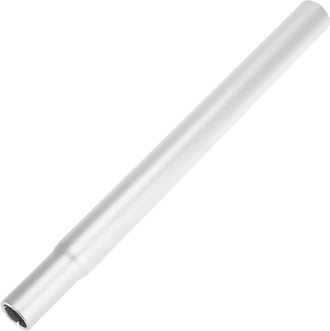 Reserve Fiets Zadelpen Aluminiumlegering Zilver 25.4mm Diameter