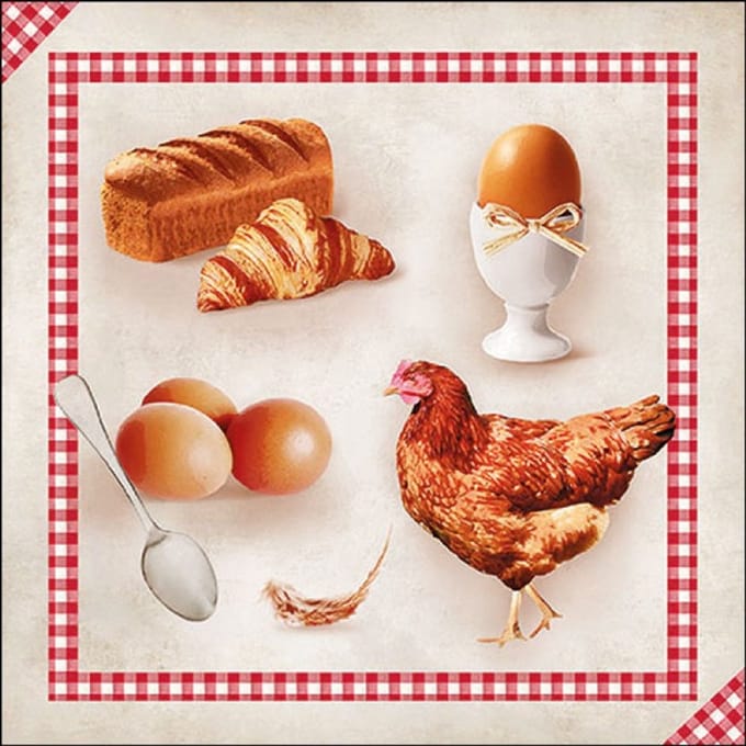 Lunch Servetten Breakfast - Ambiente - 33x33 cm