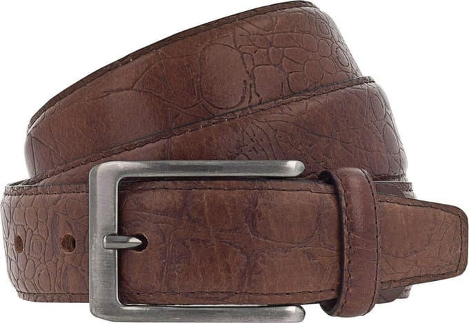 Vanzetti Riem leer - Jongens - 90 cm - dark brown