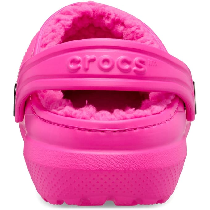Crocs Classic Gevoerde Thermoplastische Kinder Roze Crush Klompen