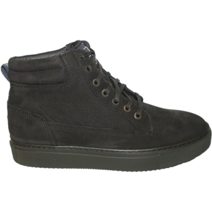 McGregor Heren Sneakers - Zwart - Hoge Sneakers - Nubuck - Veters