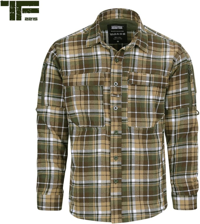 TF-2215 Flanel contractor overhemd - L