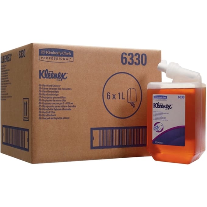 Handzeep Kleenex Ultra vloeibaar amber 1000ml 6330