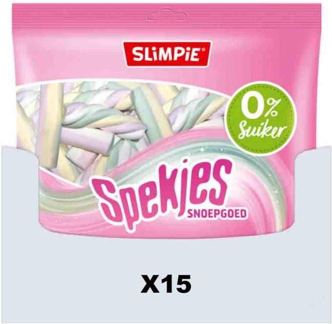 Slimpie Spekjes - 15 x 80 gr - Voordeelverpakking