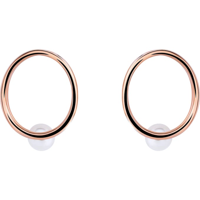 Orphelia 'Heloise' Dames 925 Sterling Zilveren Stud Oorbellen - Roze ZO-7509
