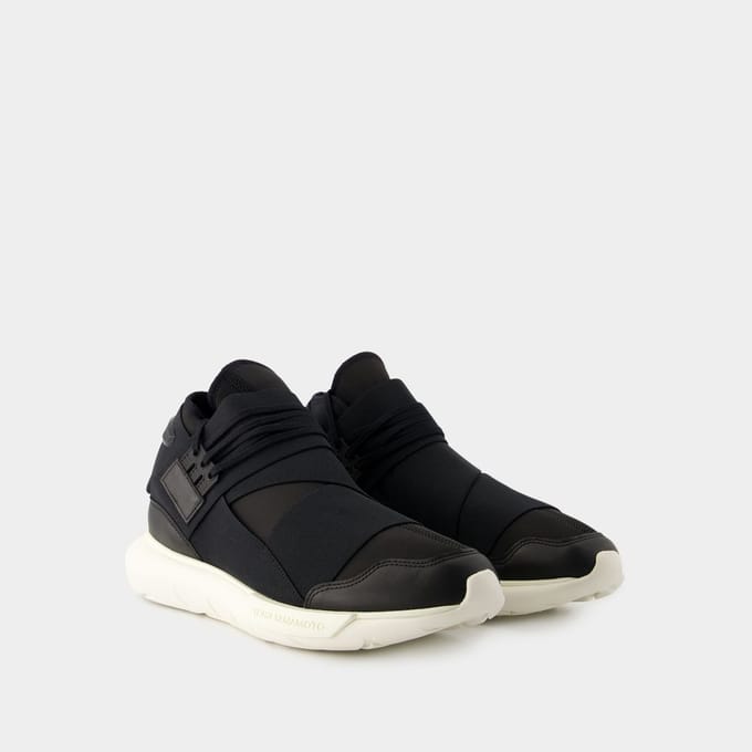 Qasa Sneakers - Y-3 - Leer - Wit