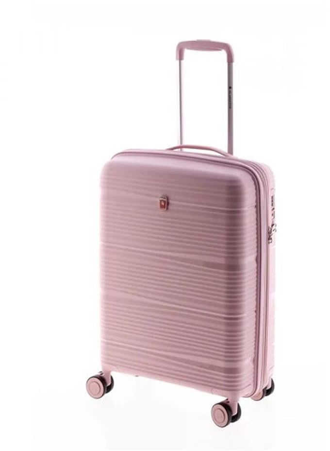 Gladiator Bionic Handbagage Koffer - 55 cm - 34/38 liter - Expandable - TSA slot - Roze