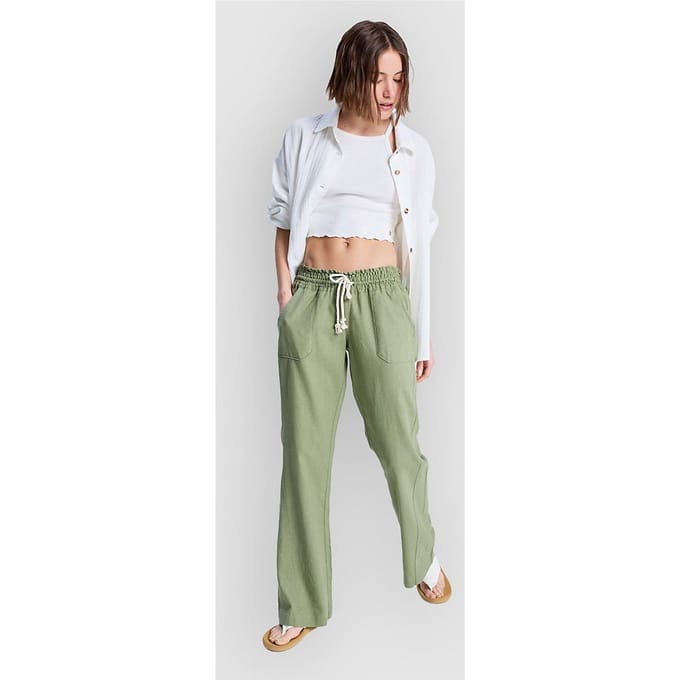 Roxy Oceanside Broek Groen M Vrouw