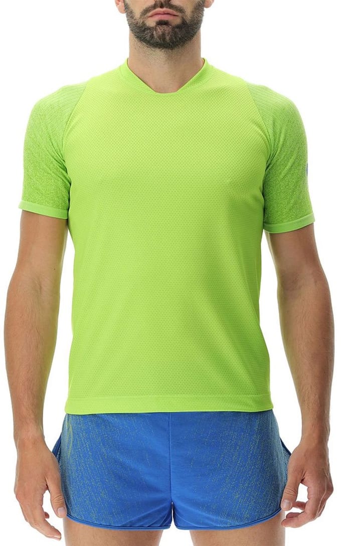 Uyn Running Exceleration Aernet T-shirt Met Korte Mouwen Groen M Man