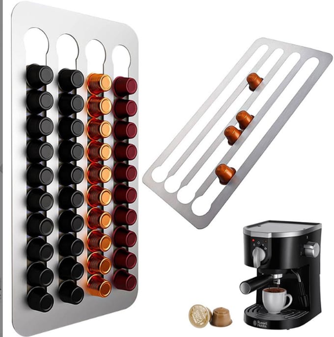 Roestvrijstalen houder voor Nespresso-capsules