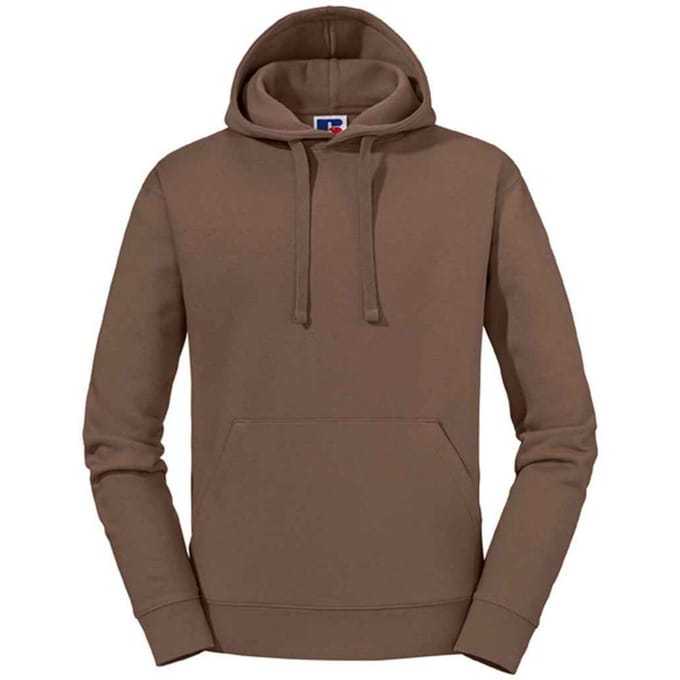Russell Heren Authentieke Hoodie (Mokka Bruin)