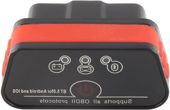 OBD2 Adapter Scanner - Autocodelezer Bluetooth - Auto Diagnose - Energiebesparend Ontwerp - 5 x 5 x 5 cm