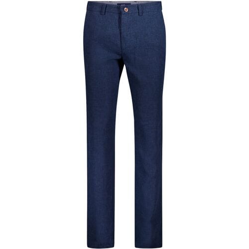 Gardeur Broek Baxter Superior Linnen Blend Cool Touch Dark Marine / male