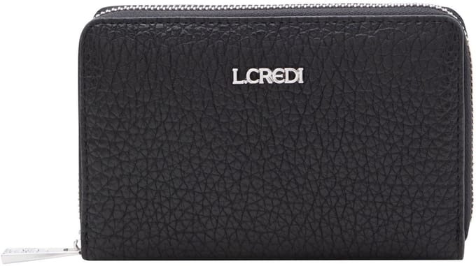 L.CREDI Pinella Portemonnee 15.5 cm - Dames - Horizontaal - schwarz