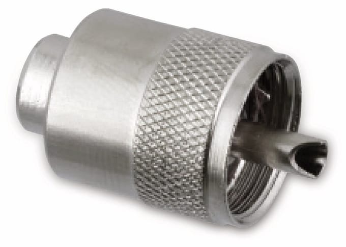 Goobay UHF-stekker voor max. 5,3 mm Ø kabels, voor RG 58/U kabels