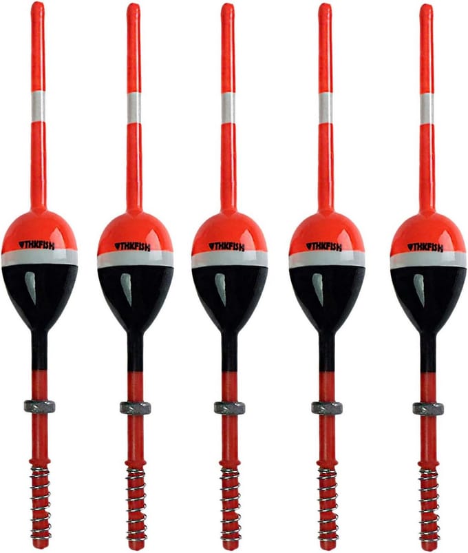 Visdobbers Balsa Hout - 5 stuks Slip Bobbers voor Crappie Panfish Snoekbaarzen