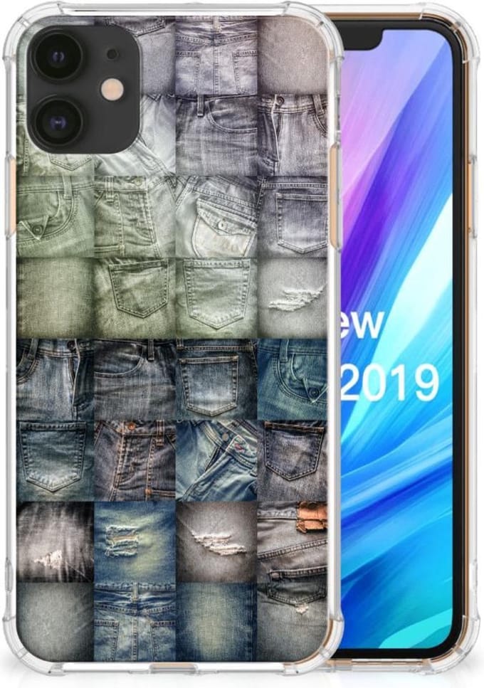 Anti Shock Bumper Case Apple iPhone 11 Spijkerbroeken