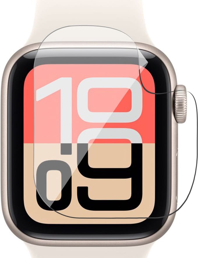 Screenprotector geschikt voor Apple Watch SE 3/2/1 40mm - 1x FlexGuard Screen Protector