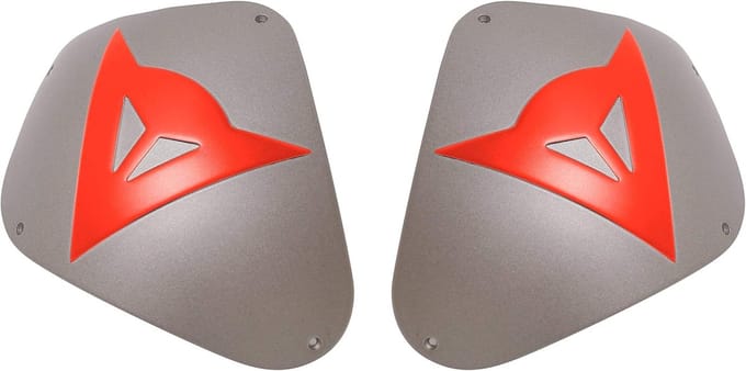 Universele Aluminium Motor Beschermers voor Schouders - Rood/Fluo