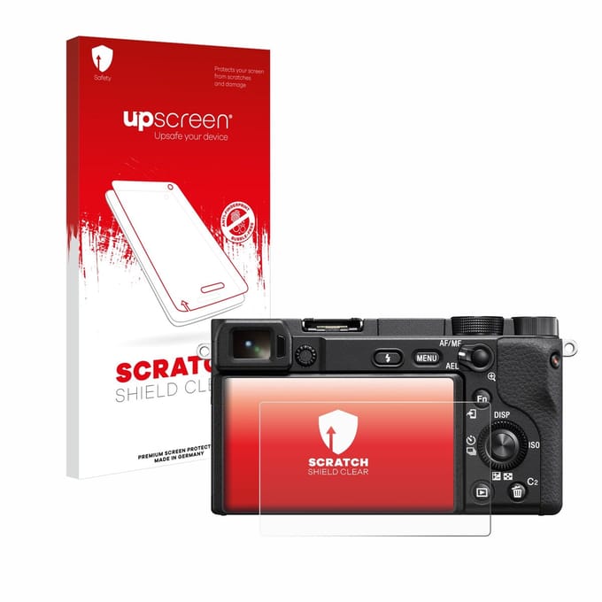 upscreen - Screenprotector voor Sony Alpha 6400 / 6400A - Folie Beschermfolie transparant