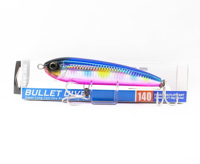 Yo Zuri Duel Hardcore Bullet Dive 140 mm drijvend kunstaas F1222-HBPC (8879) blue