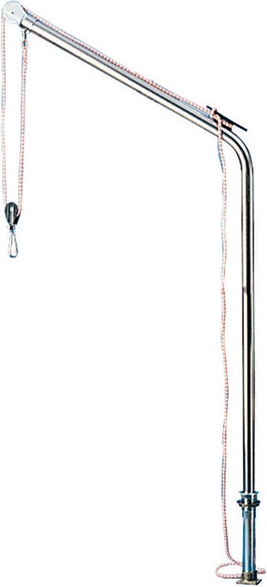 Osculati draaibare RVS Davit Ø40mm 125kg - 2 stuks