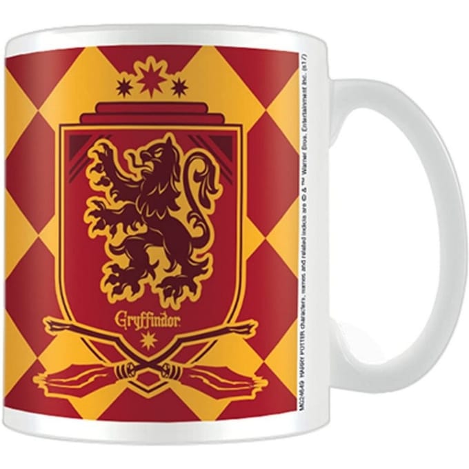 Harry Potter Gryffindor Mok (Wit/Karlaken/Goud)