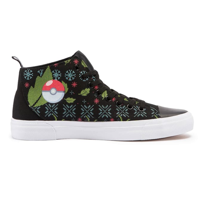 Pokémon Winter Bulbasaur High Top - Black - UK 8 / EU 42 / US Men's 8.5 / US Women's 10