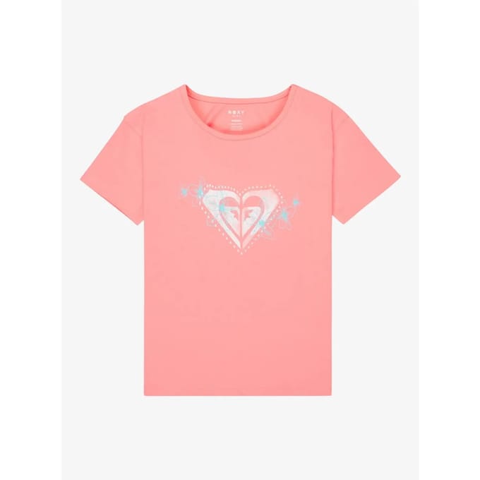 Roxy Lilyregular Night T-shirt Met Korte Mouwen Roze 14 Years Meisje
