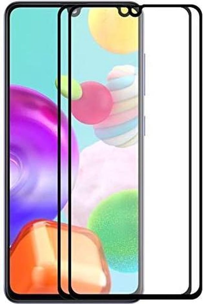 Volledige dekking Screenprotector Glas - Tempered Glass Screen Protector Geschikt voor: Samsung Galaxy A41 - 2x