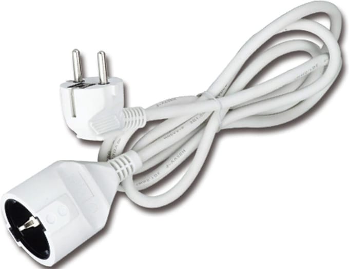 Verlengsnoer - Igia Gamon - 3680W - 3 Meter - Wit | Nederland