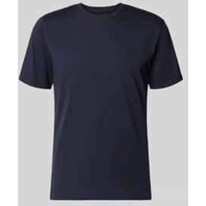 T-shirt met Labelstitching en Ronde hals