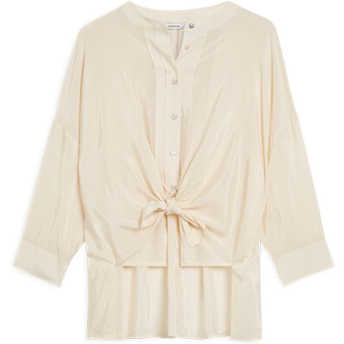 Summum Blouse Viscose Cotton  Ecru 2s3403-12370