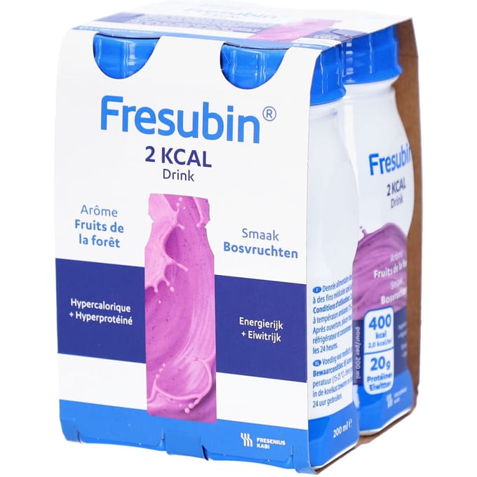 Fresubin 2 Kcal Drink Bosvruchten 4x200 Drinkbare oplossing