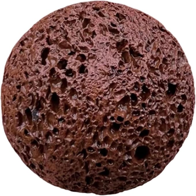 Eelt bal - Grip bal - Kracht training - Antislip textuur - ca. 5x5x5cm - Rood Bruin