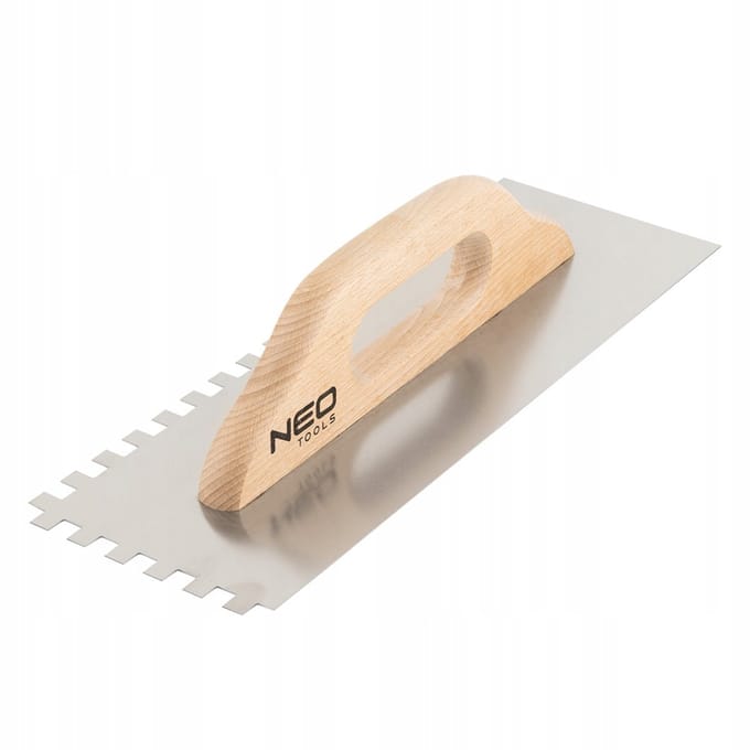 NEO Paca - Roestvrijstalen Troffel - 480 x 128 mm - Houten Handgreep