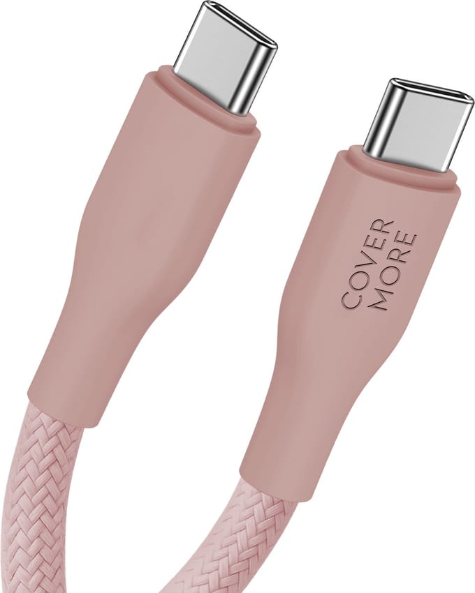 Usb C naar usb C kabel - Snellader - Usb C kabel - Power delivery en super fast charging - Stevig - Roze - 1m