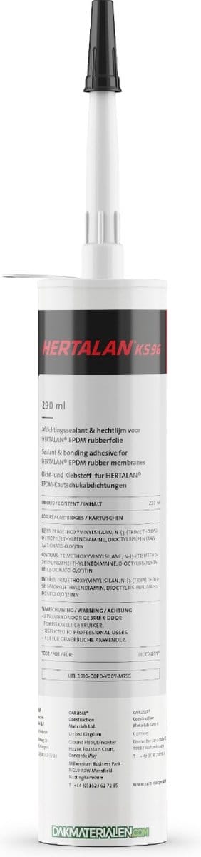 Hertalan Adhesive Sealant KS96 Koker 290ml