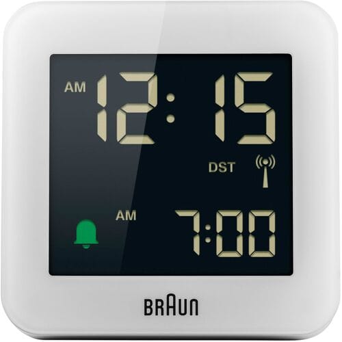 Braun Digitale wekker BC09B-DCF - radiogestuurd (Wit)