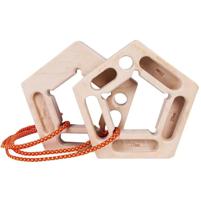 Pull-Up Board Hangboard Rotsvinger Versterker Boards Trainer Onderarm Versterker Oefengereedschap Buitengebruik ivoor