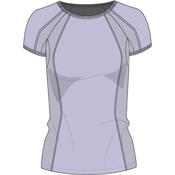 Sweaty Betty Athlete Seamless Workout T-Shirt PAARS - Maat S