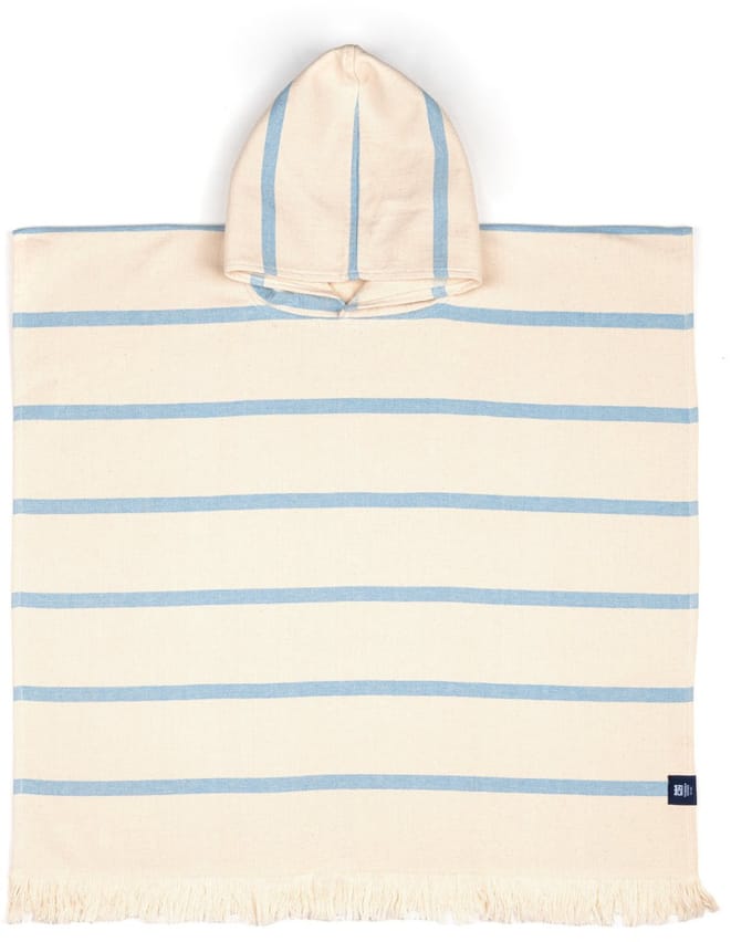 Torres Novas 1845 Kinderponcho / badcape, Boa Nova Blauw - 5 - 10 jaar - Katoen