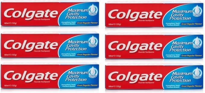 Colgate Tandpasta - Maximum Cavity Protection - 6 x 100ml - voordeelverpakking