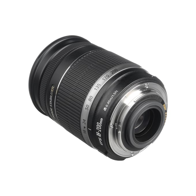Canon EF-S 18-200mm f3.5/5.6 IS Zoomlens zwart