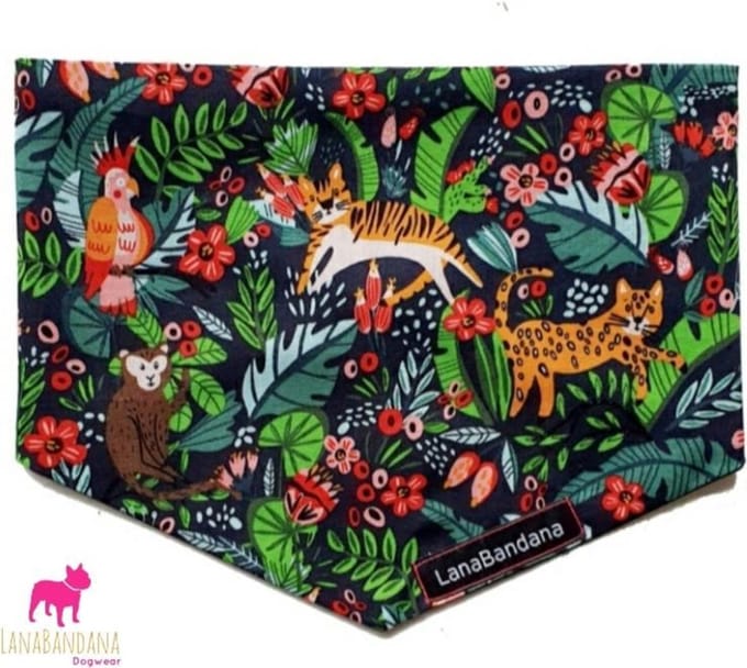 Knoopbandana | Jungle Green Maat S