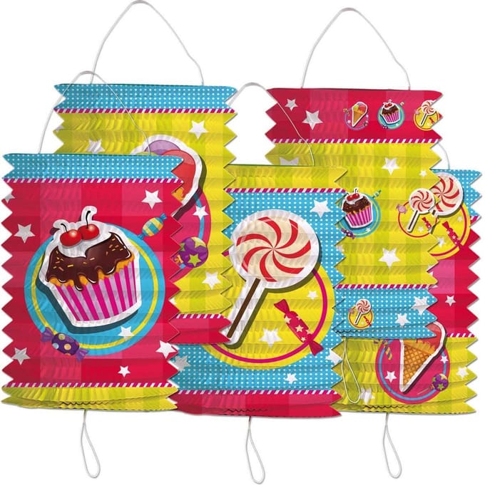 Cake & Candy Lampion set - 5 stuks