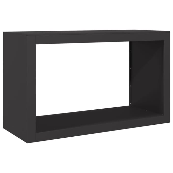vidaXL - Haardhoutrek - 100x40x60 - cm - staal - zwart
