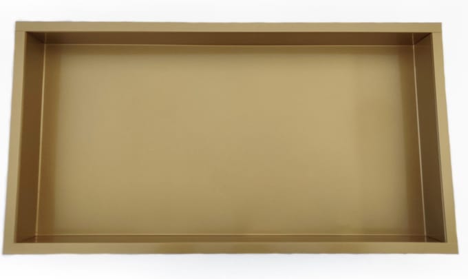 Inbouwnis BWS 30x60x7 cm RVS Goud